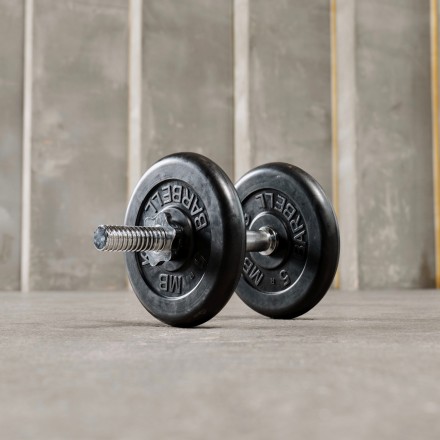 Гриф гантельный (хромированный) 400 мм / диаметр 30 мм