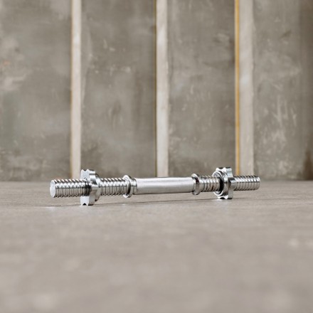 Гриф гантельный (хромированный) 400 мм / диаметр 30 мм