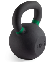 Гиря чугунная с цветным кольцом 24 кг (модель: К-3) VictoryFit VF-KCR240