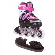 Коньки трансформеры Best pink