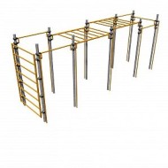 Рукоход разноуровневый с турниками 501.02.00