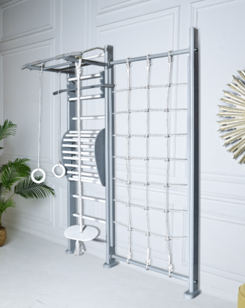 ДСК PERFETTO SPORT "Scala in legno con rete 1"grigio PS-127 