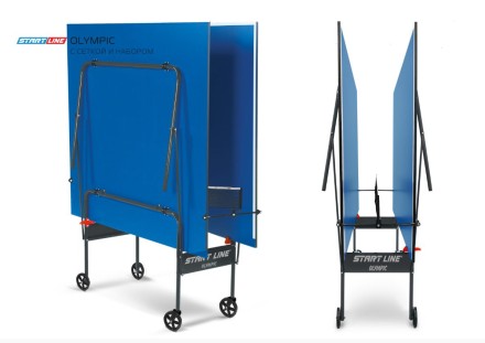 Стол теннисный Olympic с сеткой и набором Синий Стол теннисный Olympic с сеткой и набором Синий