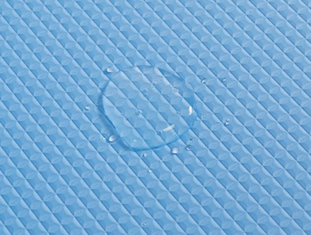 Мат для аэробики 6 мм голубой