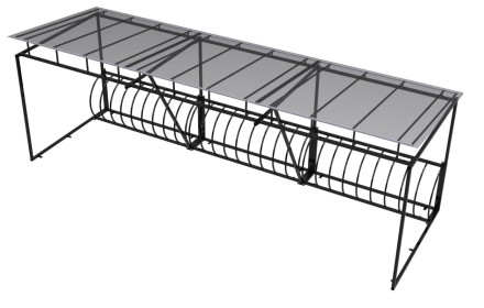 Велопарковка с навесом Stolz