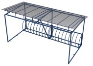 Велопарковка с навесом Stolz