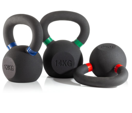 Гиря чугунная с цветным кольцом 20 кг (модель: К-3) VictoryFit VF-KCR200