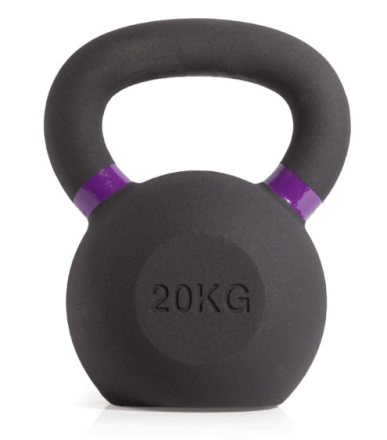 Гиря чугунная с цветным кольцом 20 кг (модель: К-3) VictoryFit VF-KCR200