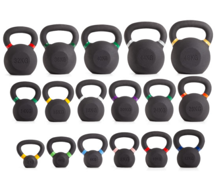 Гиря чугунная с цветным кольцом 20 кг (модель: К-3) VictoryFit VF-KCR200