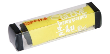 Перчатка бильярдная "Ball Teck MFO" (черно-желтая, вставка замша), защита от скольжения