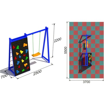 Качели для детской площадки «Спорт 1.3»