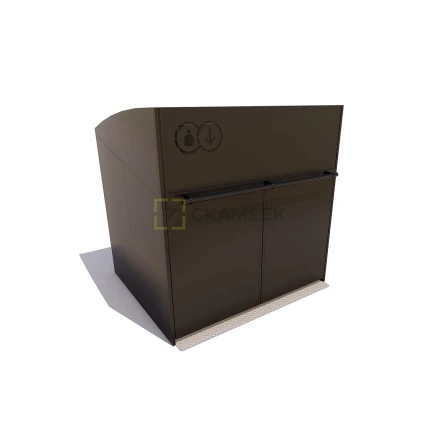 Контейнерный шкаф для ТБО «Модуль» металл