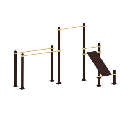 YSK45 Турник, брусья, скамья для пресса