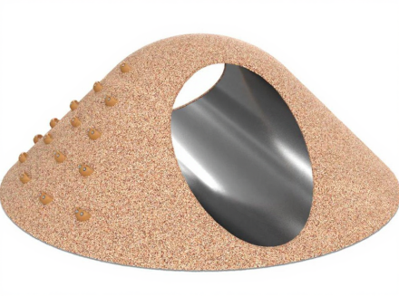 Резиновая 3D фигура «Холм с тоннелем»