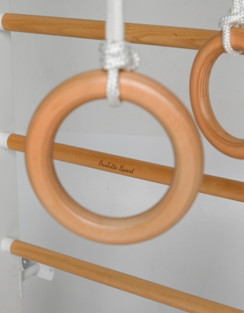 ДСК PERFETTO SPORT "Scala in legno con rete 1" bianco-naturale PS-128 