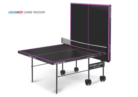 Теннисный стол Game с сеткой Черный 