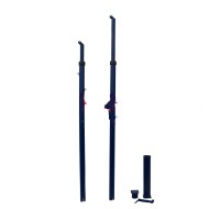 Стойки волейбольные на стаканах телескопические улучшенные