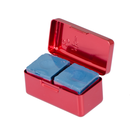 Мел "Ball teck PRO II" (2 шт, в красной металлической коробке) синий