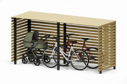 Навес для колясок и велосипедов Эко 3