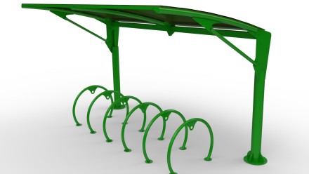 Велопарковка с навесом "Сицилия"