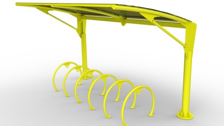 Велопарковка с навесом "Сицилия"