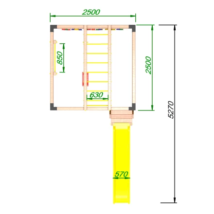 Детская площадка «Оптимус» с горкой