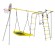 Дачный комплекс "Акробат 2" + ЛОДКА качели Romana 103.19.05 (серый/жёлтый)