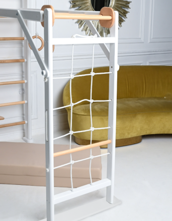 ДСК PERFETTO SPORT "Scala in legno con rete 2" bianco-naturale PS-131