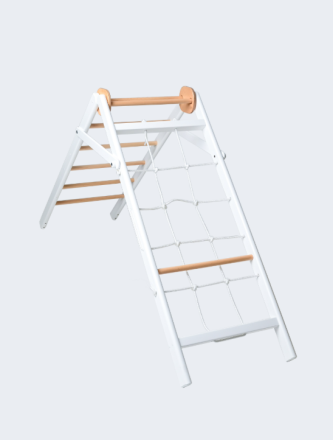 ДСК PERFETTO SPORT "Scala in legno con rete 2" bianco-naturale PS-131