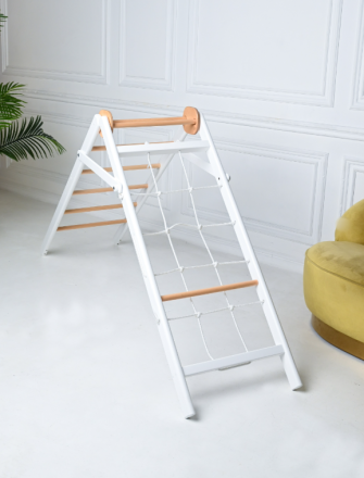 ДСК PERFETTO SPORT "Scala in legno con rete 2" bianco-naturale PS-131