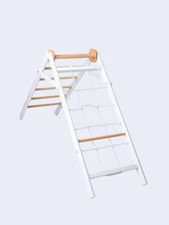 ДСК PERFETTO SPORT "Scala in legno con rete 2" bianco-naturale PS-131