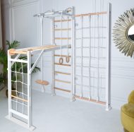 ДСК PERFETTO SPORT "Scala in legno con rete 2" bianco-naturale PS-131