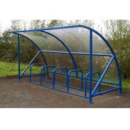 Велосипедная парковка с навесом H-31