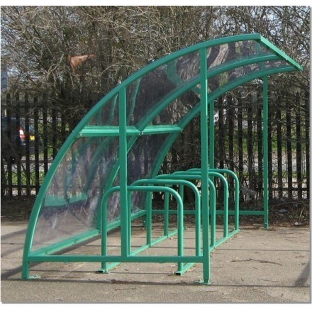 Велосипедная парковка с навесом H-31