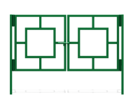Ограждение металлическое Калитка "Град"