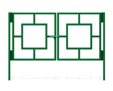 Ограждение металлическое Калитка "Град"
