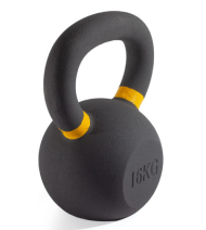 Гиря чугунная с цветным кольцом 16 кг (модель: К-3) VictoryFit VF-KCR160