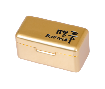 Мел "Ball teck PRO II" (2 шт, в золотистой металлической коробке) синий