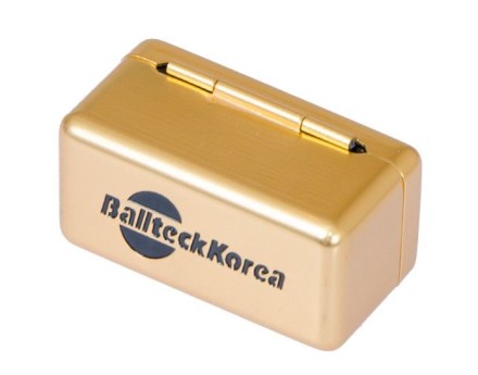 Мел "Ball teck PRO II" (2 шт, в золотистой металлической коробке) синий