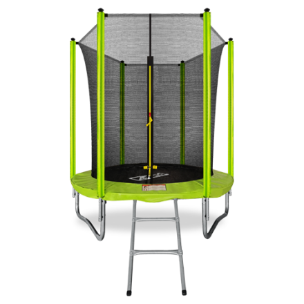 ARLAND Батут  6FT с внутренней страховочной сеткой и лестницей (Light green)