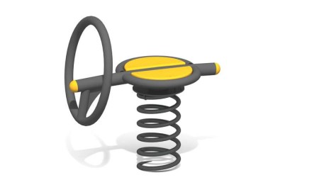 Качалка на пружине  "За рулем"