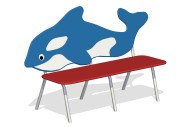 Лавочка детская «Касатка» МФ-05.11