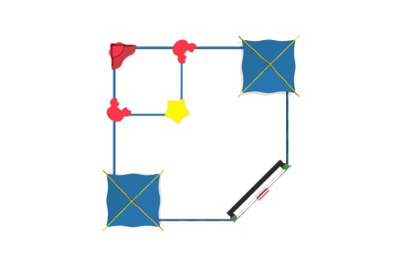 Песочный дворик без горки 'Коралл' ПС-16