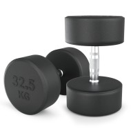 Гантель UNIX Fit PRO круглая обрезиненная 32,5 кг, 2 шт.