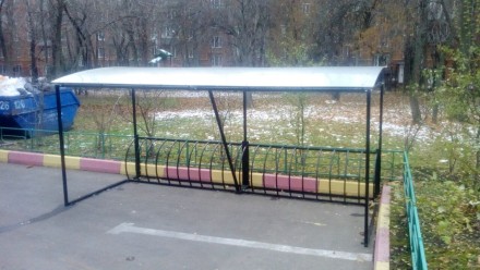 Велопарковка с навесом