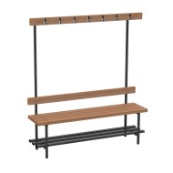 Скамья для раздевалок с вешалкой односторонняя 2 м