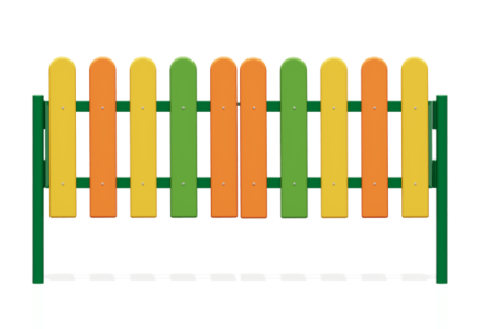 Ограждение металлическое Калитка "Садик" 