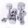 Набор гантелей хром (пары) от 1-10 кг VictoryFit VF-SET110-CR Набор гантелей хром (пары) от 1-10 кг VictoryFit VF-SET110-CR