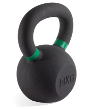 Гиря чугунная с цветным кольцом 14 кг (модель: К-3) VictoryFit VF-KCR140