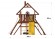 Детский игровой комплекс SUNRISESTAR NS6 с деревянной крышей + рукоход